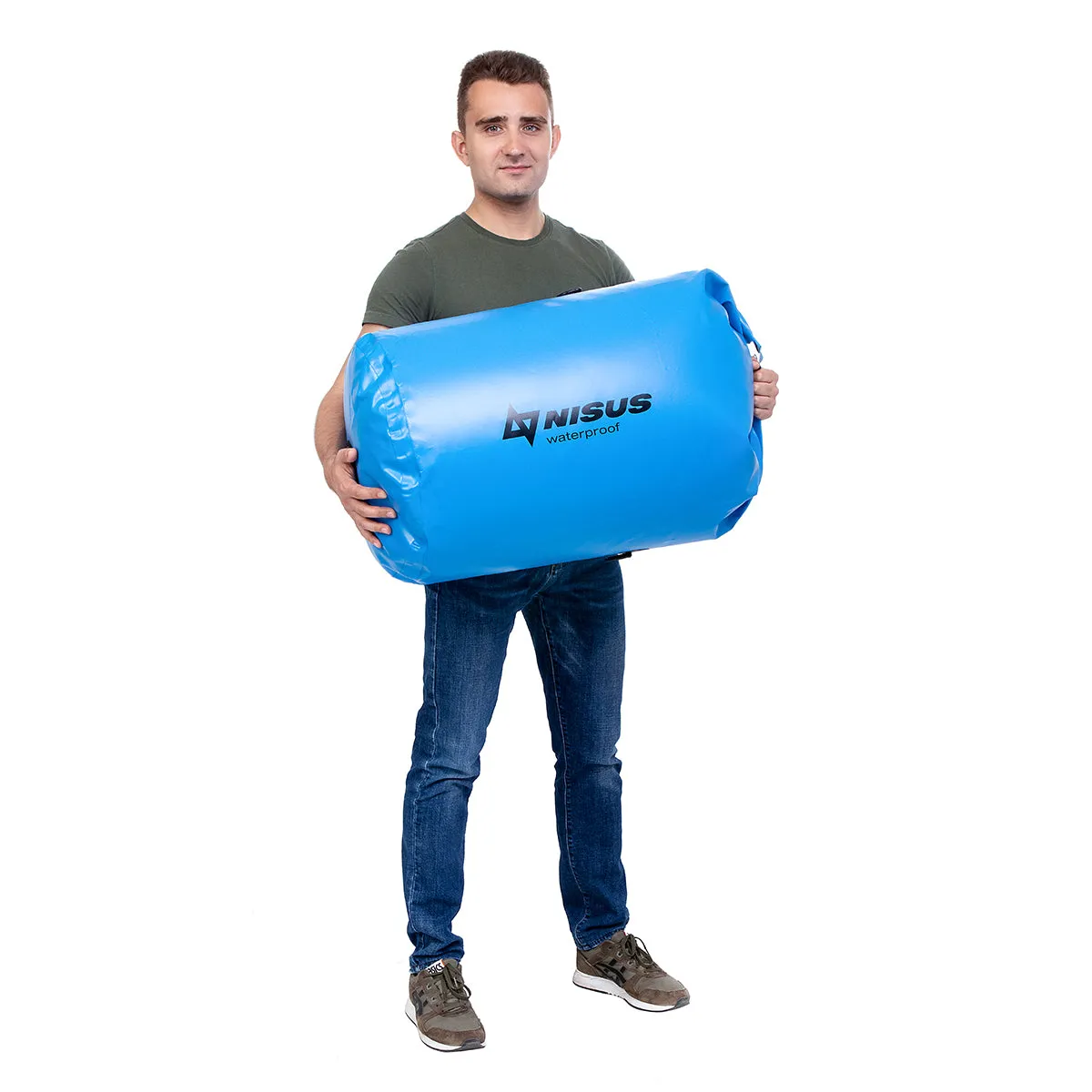 120 L Blue Large Waterproof Bag | Dry Bag for Kayaking and Fishing