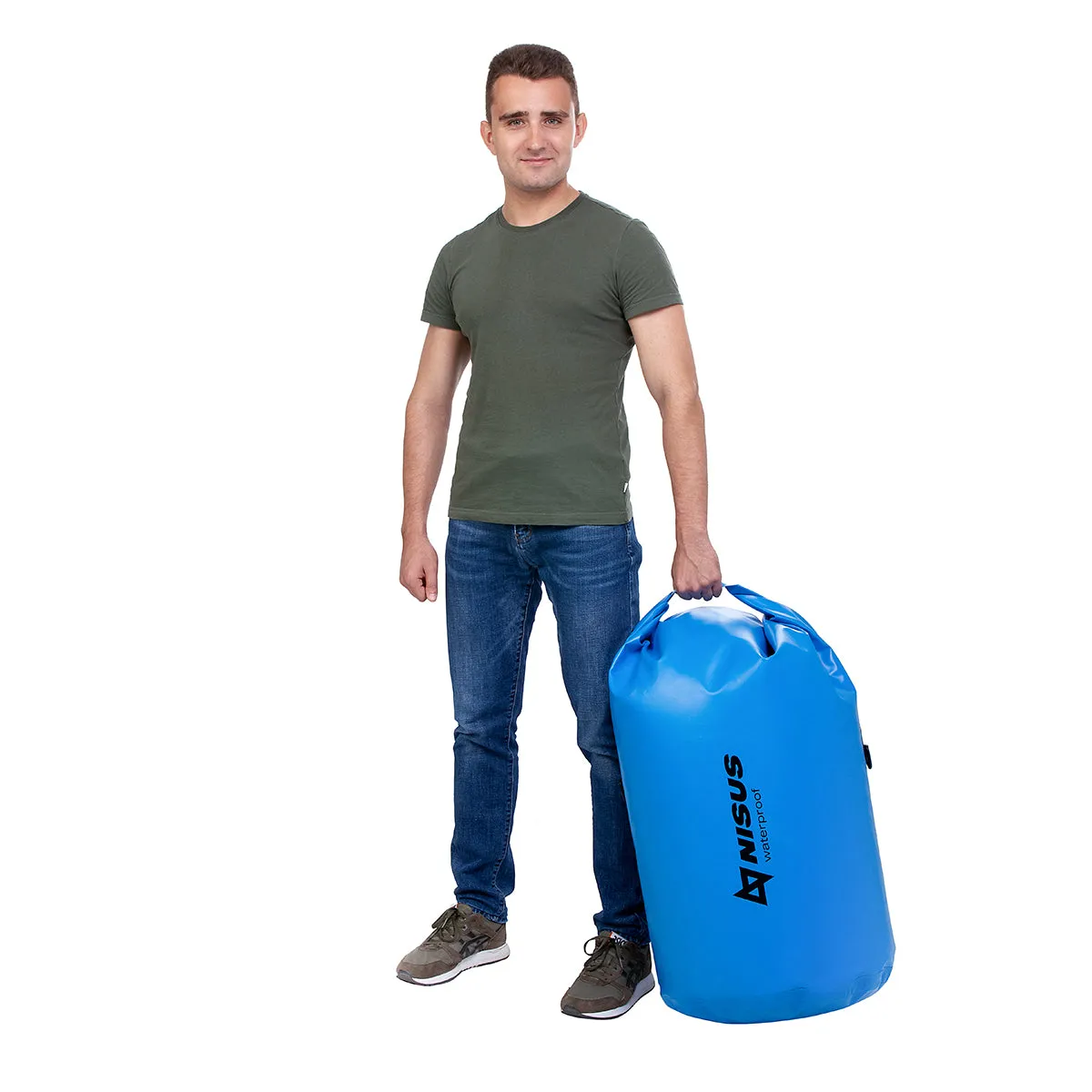 120 L Blue Large Waterproof Bag | Dry Bag for Kayaking and Fishing