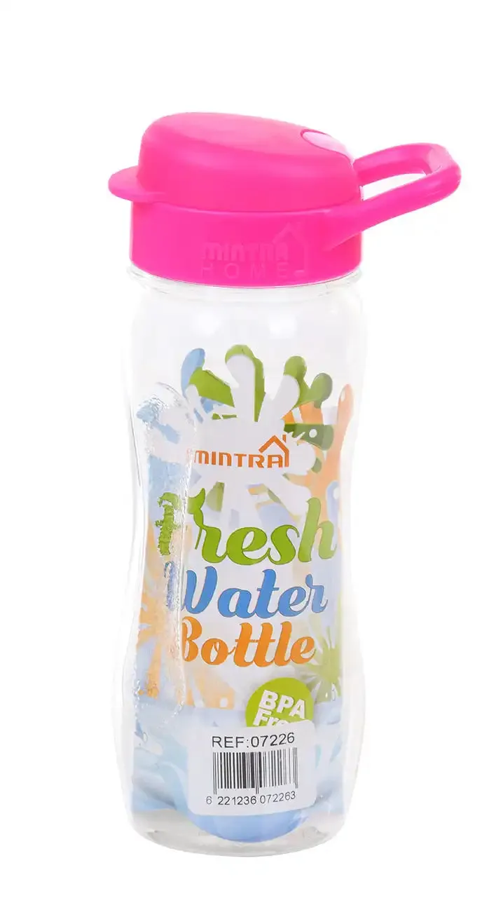 500 ml Transparent Water Bottle - (Kids size)