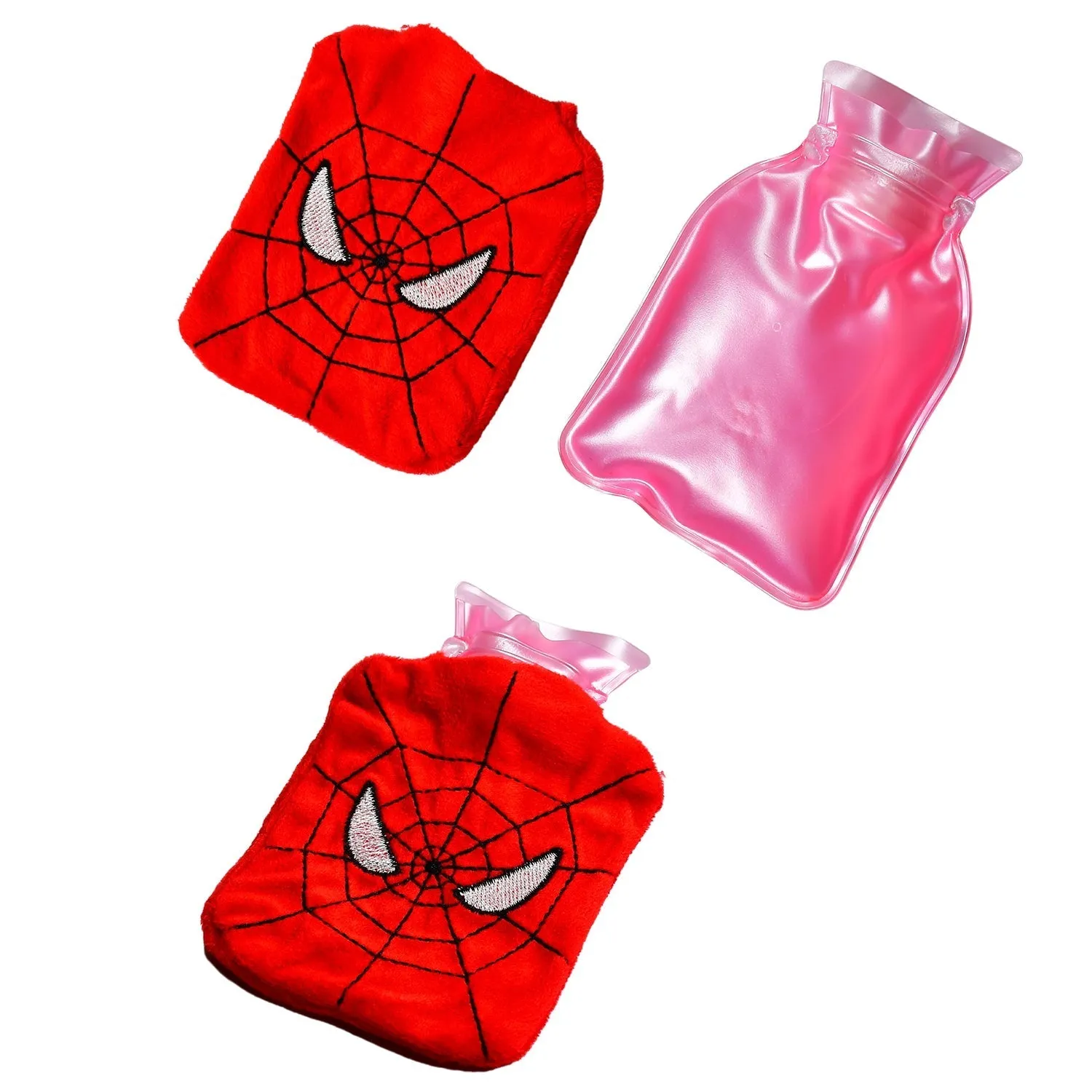 6508 Spiderman small Hot Water Bag with Cover for Pain Relief, Neck, Shoulder Pain and Hand, Feet Warmer, Menstrual Cramps.