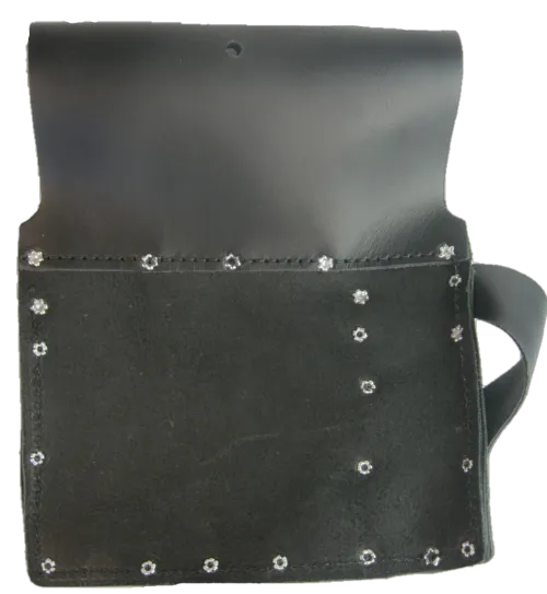 8 Pocket Drywall 100% Leather Tool Pouch - Professional Quality DP-485