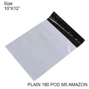 934 Tamper Proof Courier Bags(10X12 PLAIN 180 POD M1 AMAZON) - 100 pcs