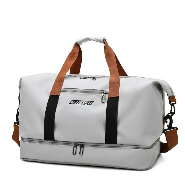 Adventure Awaits: Durable Travel Duffle with Wet/Dry Compartment