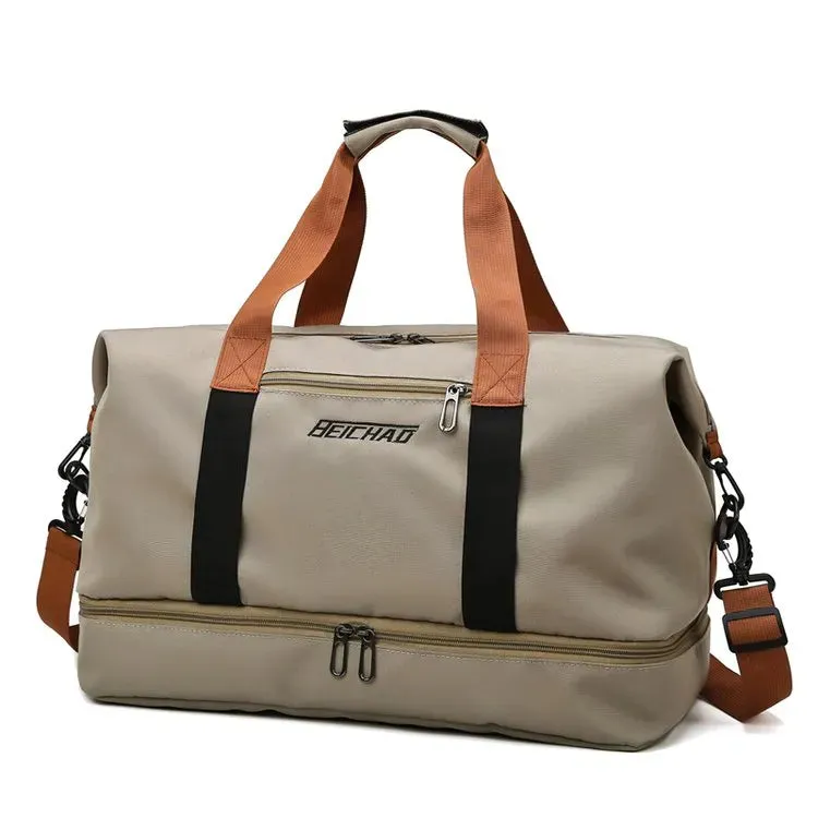 Adventure Awaits: Durable Travel Duffle with Wet/Dry Compartment