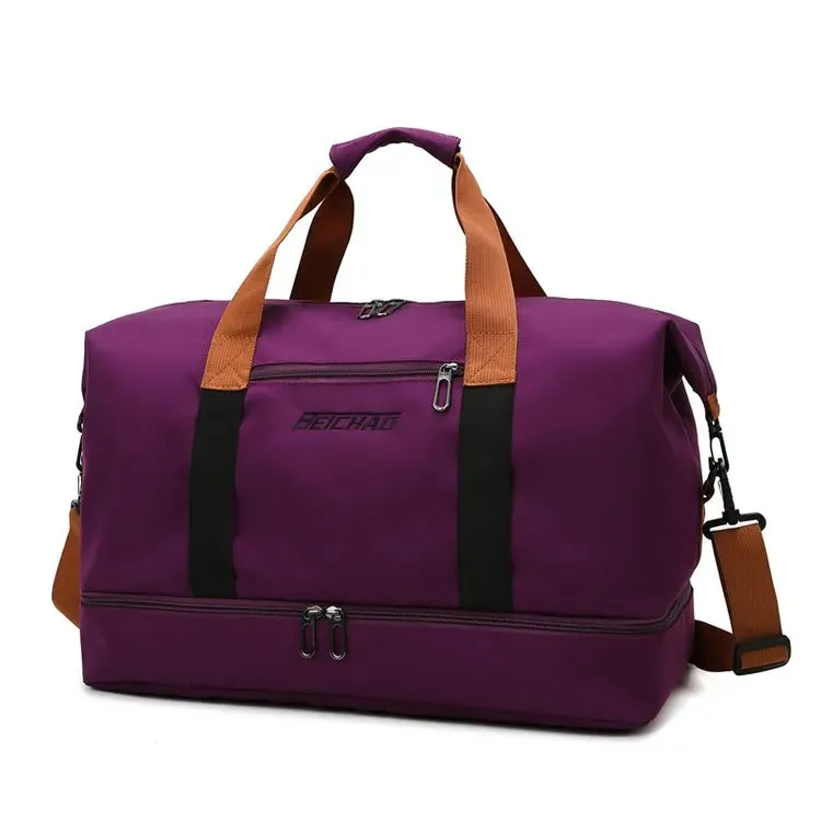 Adventure Awaits: Durable Travel Duffle with Wet/Dry Compartment