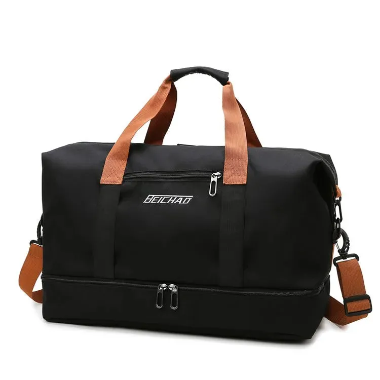 Adventure Awaits: Durable Travel Duffle with Wet/Dry Compartment