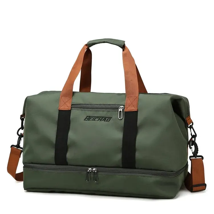 Adventure Awaits: Durable Travel Duffle with Wet/Dry Compartment