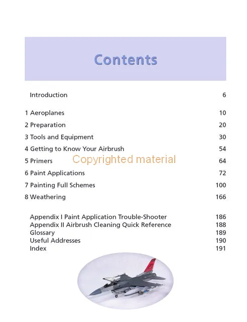 Airbrushing Scale Model Aircraft