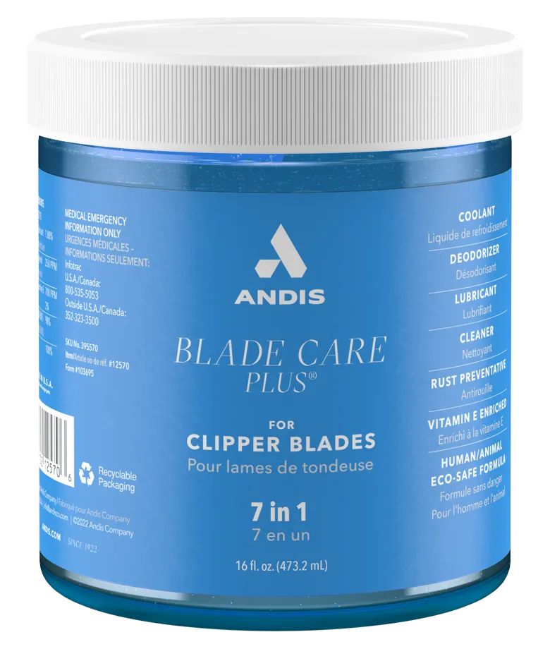 Andis Blade Care Plus For Clipper Blades 7-in-1 Dip Jar