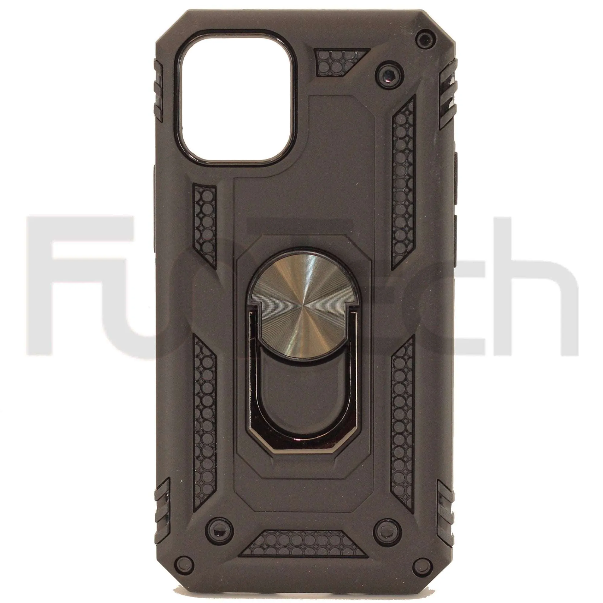 Apple iPhone 12 Mini Armor Ring Back Case Colour Black