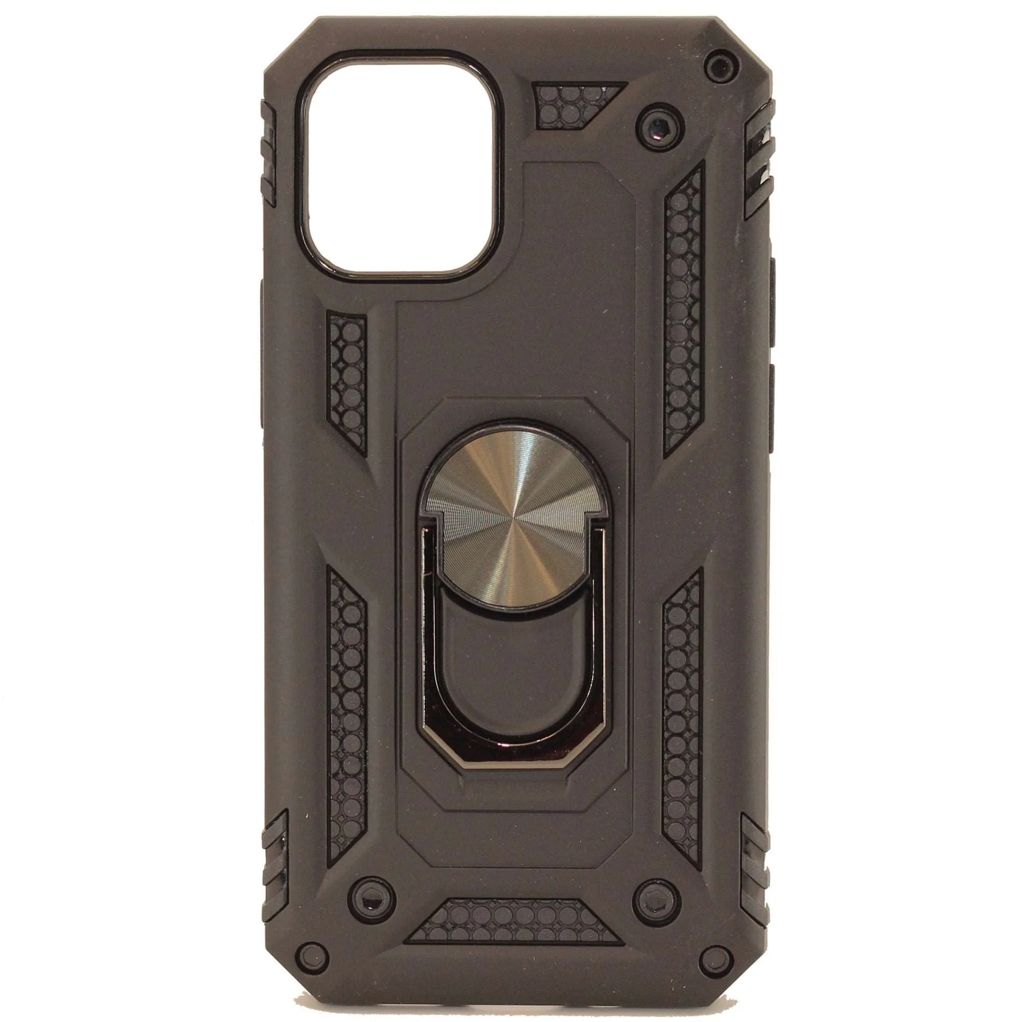 Apple iPhone 12 Mini Armor Ring Back Case Colour Black