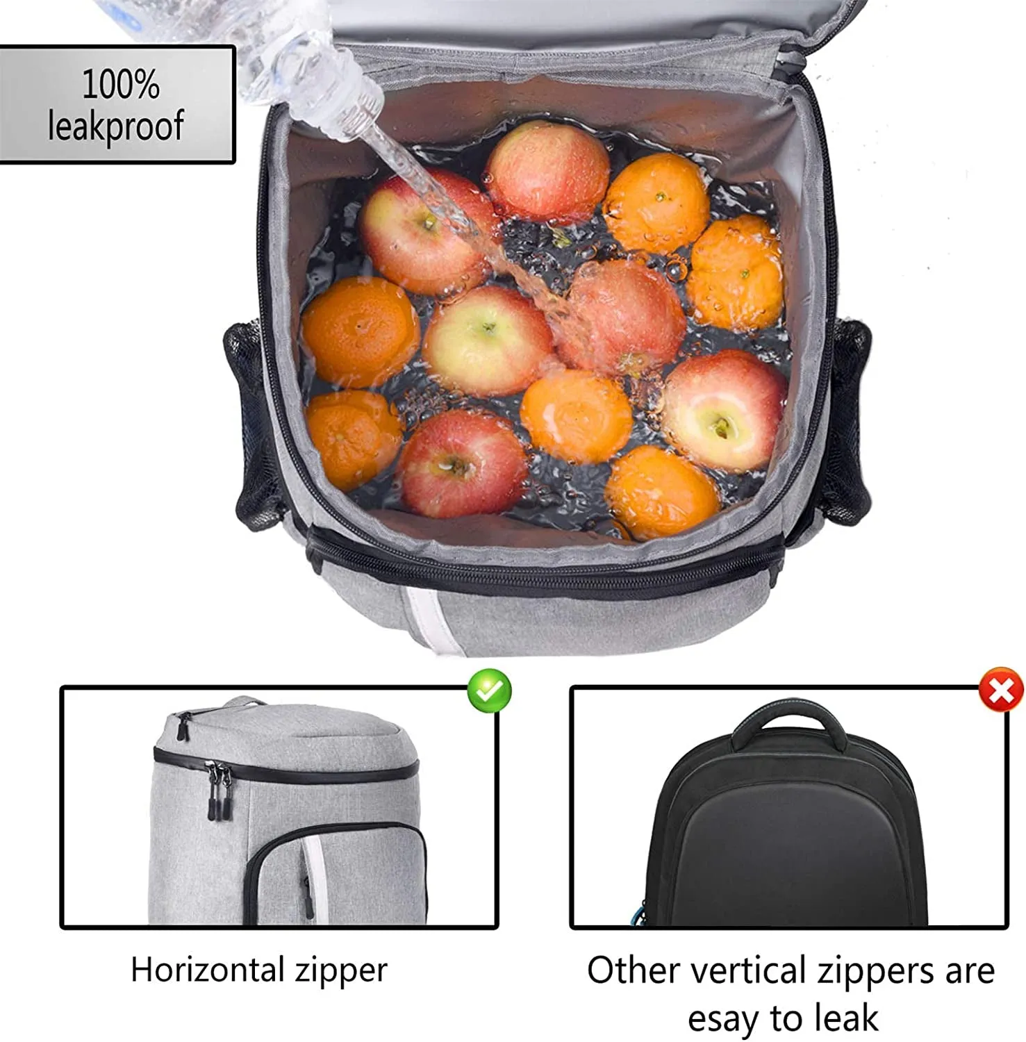 Backpack Cooler Leakproof Insulated Waterproof | Lightweight Soft | 30 Cans