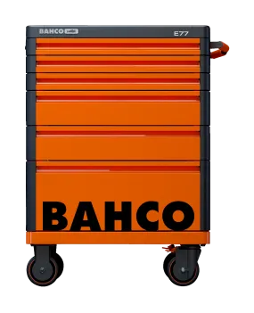 Bahco 1477K6 E77 Premium 6 Drawer Orange Mobile Roller Cabinet