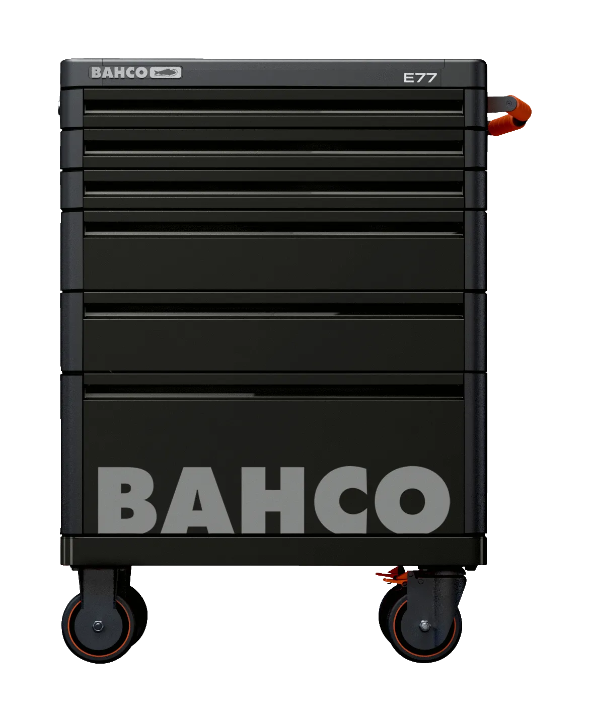 Bahco 1477K6BLACK E77 Premium 6 Drawer Black Mobile Roller Cabinet