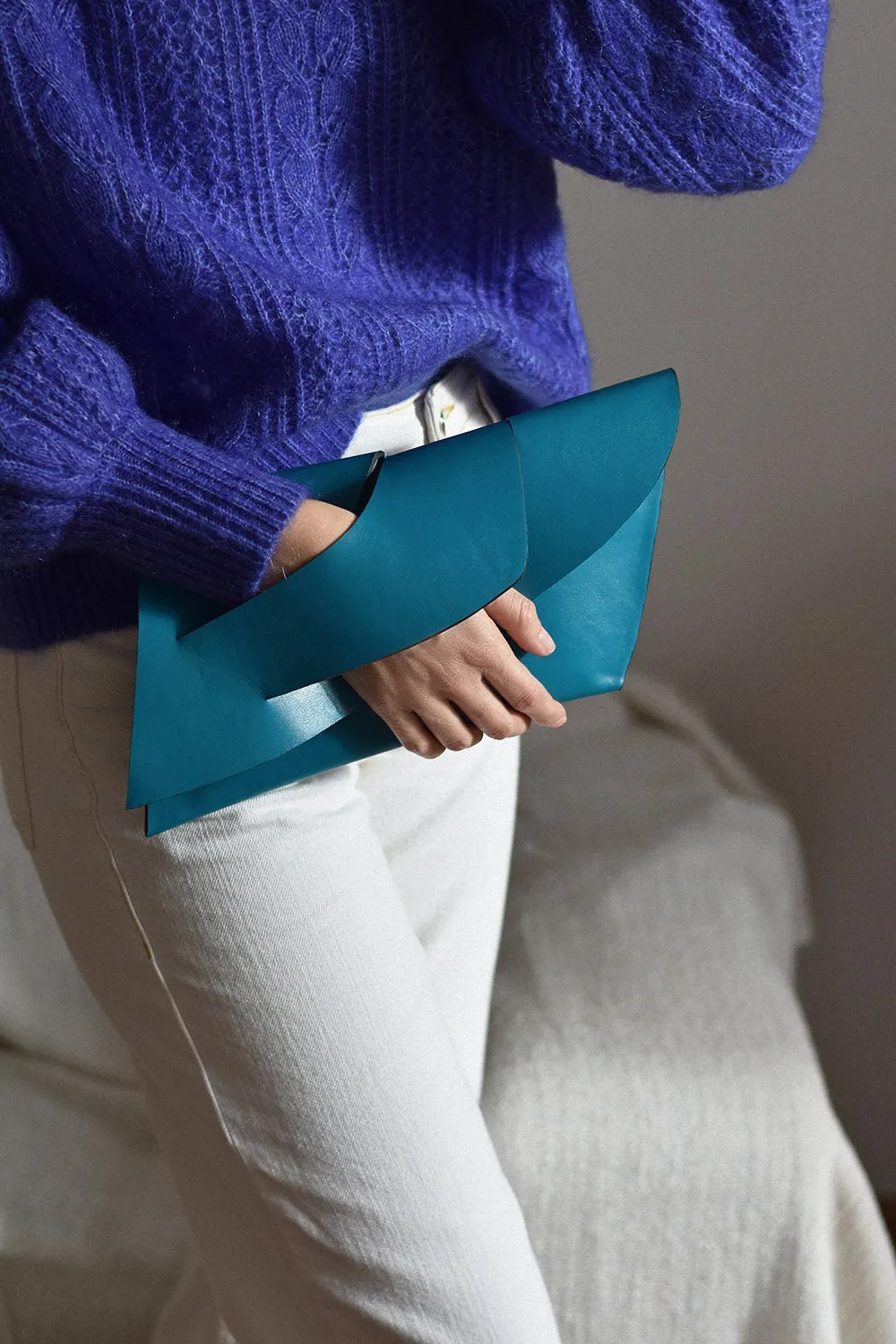 Balance Clutch Borítéktáska - Teal