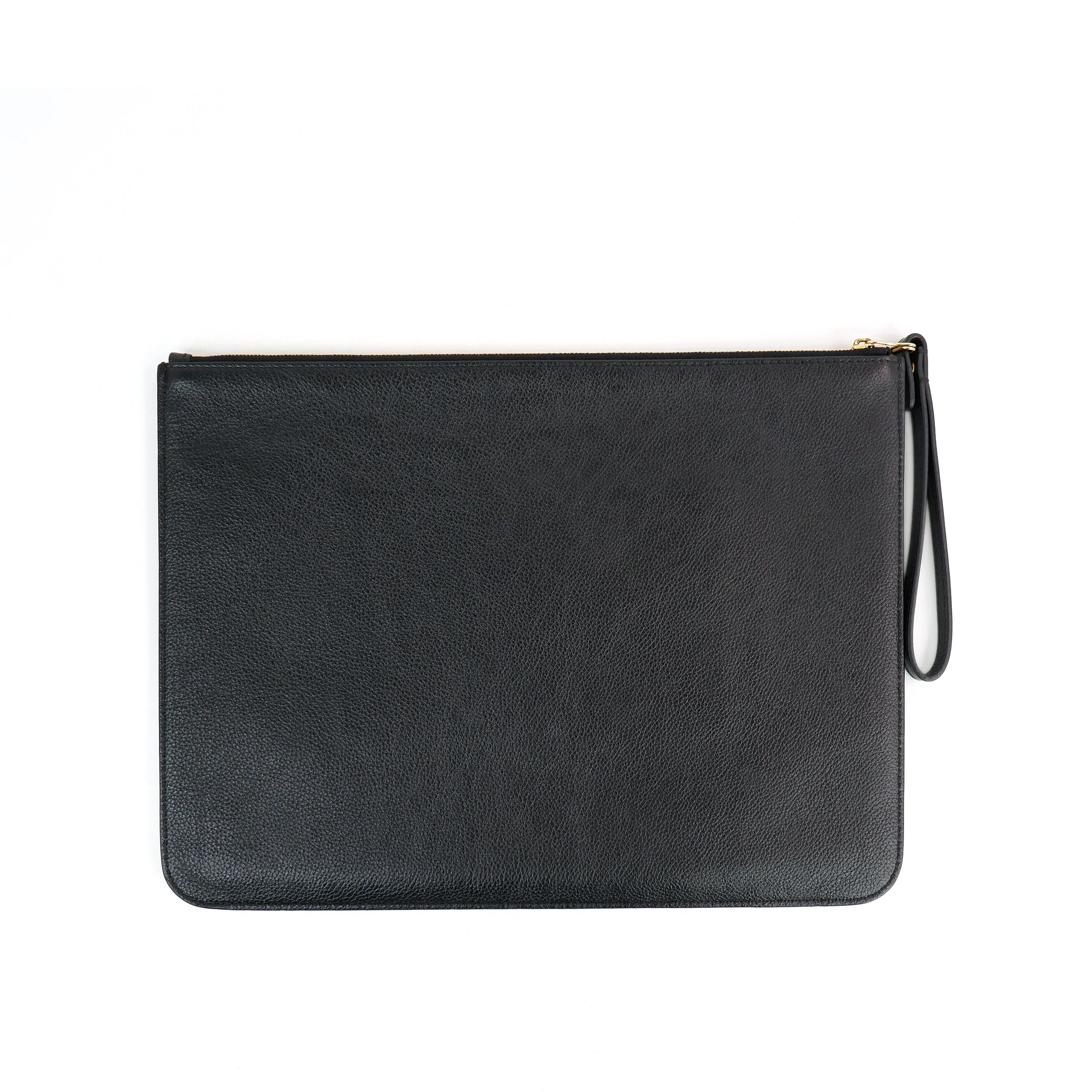 Balenciaga Zip Clutch Black