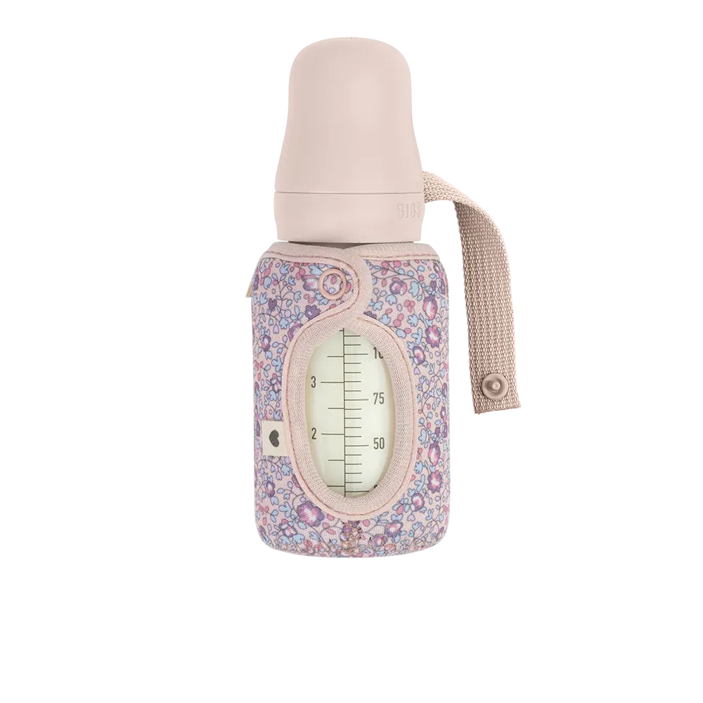 Bibs x LIBERTY Small Baby Bottle Sleeve Eloise - Blush