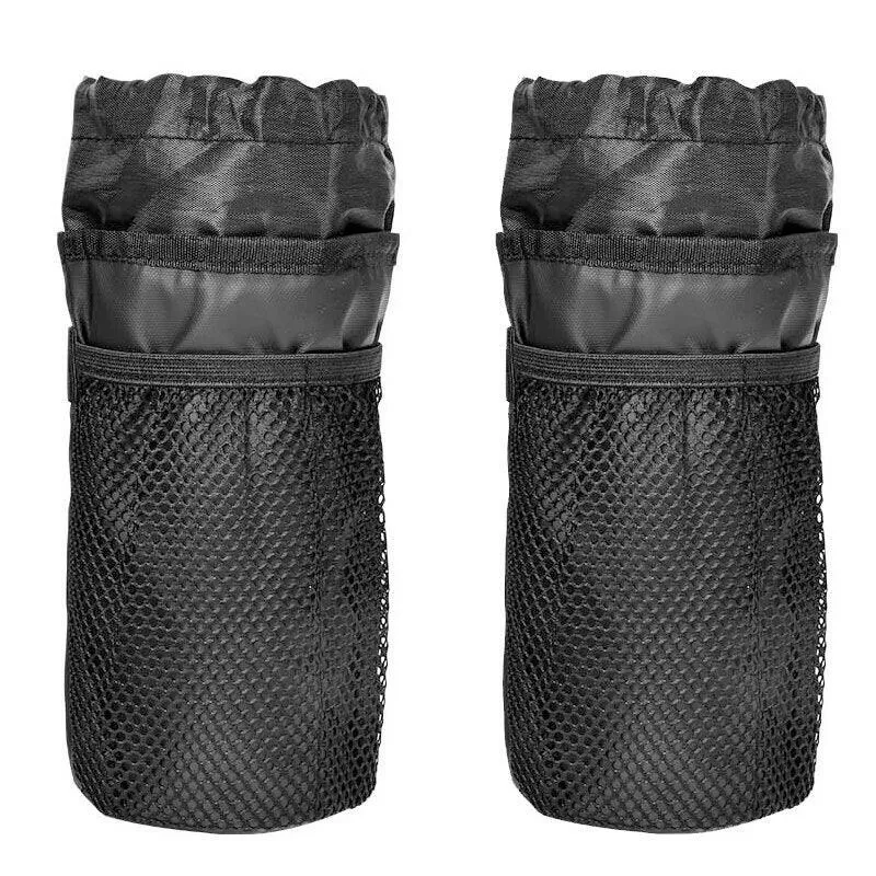 Bicycle Bag Bike Bottle Holder Handlebar Stem Thermal Bag with Mesh Pocket Coffee Cup Holders Cycling Water Bottle Carrier Bag