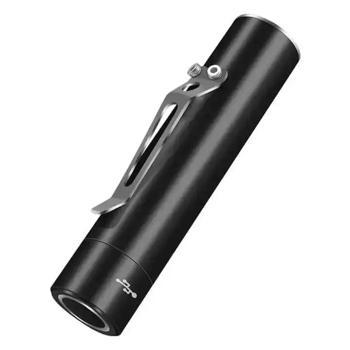 BORUiT Mini Portable Type-C Rechargeable Lanterna Aluminum UV Flashlight IP65