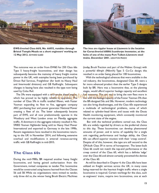 British Rail Class 60 Locomotives