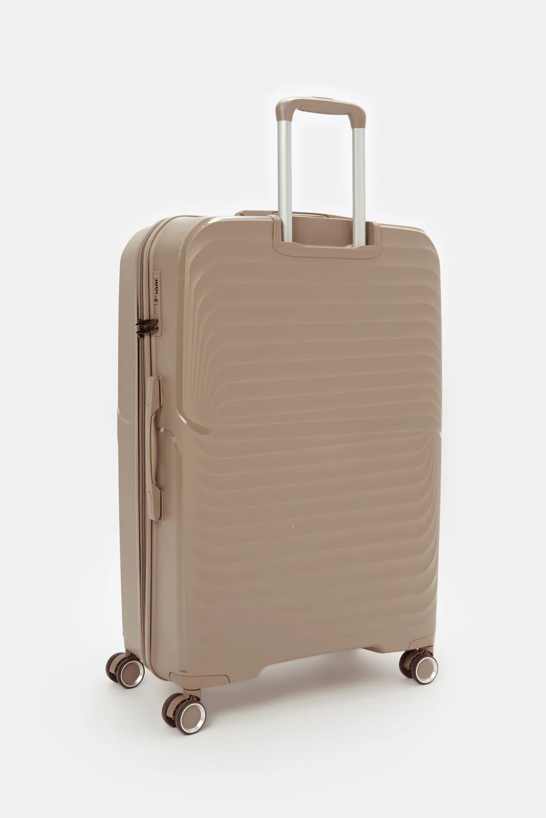 Brown Hard Pp Trolley Luggage (28Inch)