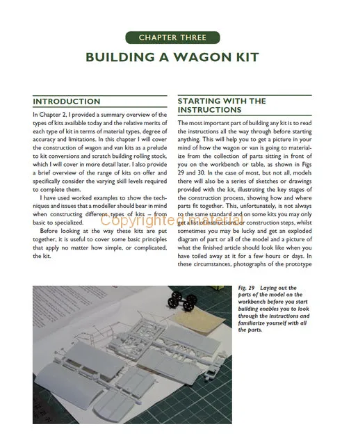 Building 00 Gauge Wagons and Vans for Model Railways