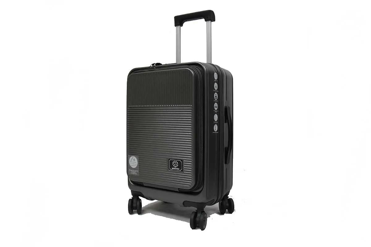 Cabriolet Polycarbonate Expandable Anti-theft Luggage with Recessed TSA Lock