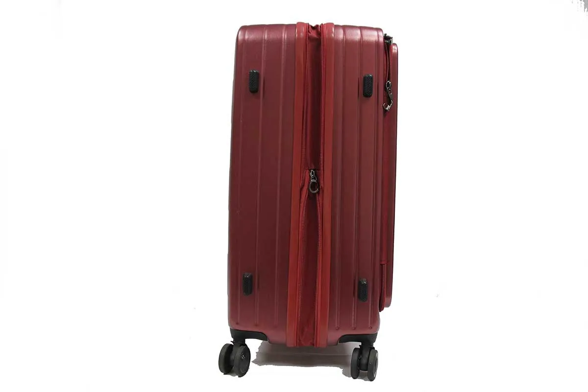 Cabriolet Polycarbonate Expandable Anti-theft Luggage with Recessed TSA Lock