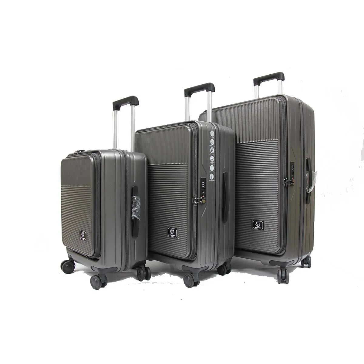 Cabriolet Polycarbonate Expandable Anti-theft Luggage with Recessed TSA Lock