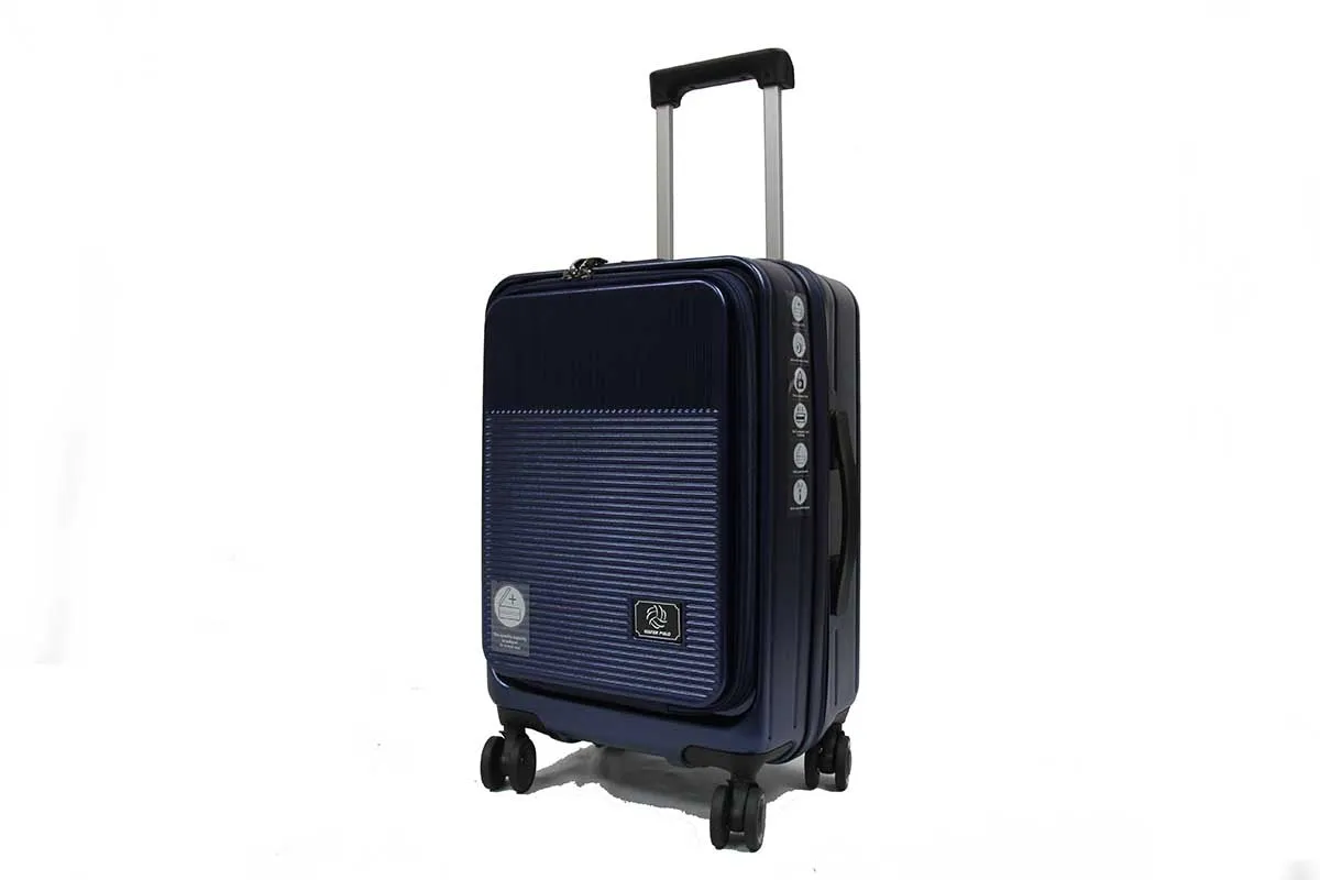 Cabriolet Polycarbonate Expandable Anti-theft Luggage with Recessed TSA Lock