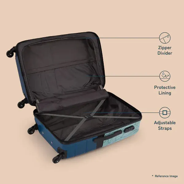 Calangute Tides Raahi Trolley Bag Combo (Cabin & Large)