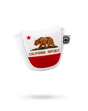 California State Flag - Mallet Putter Cover