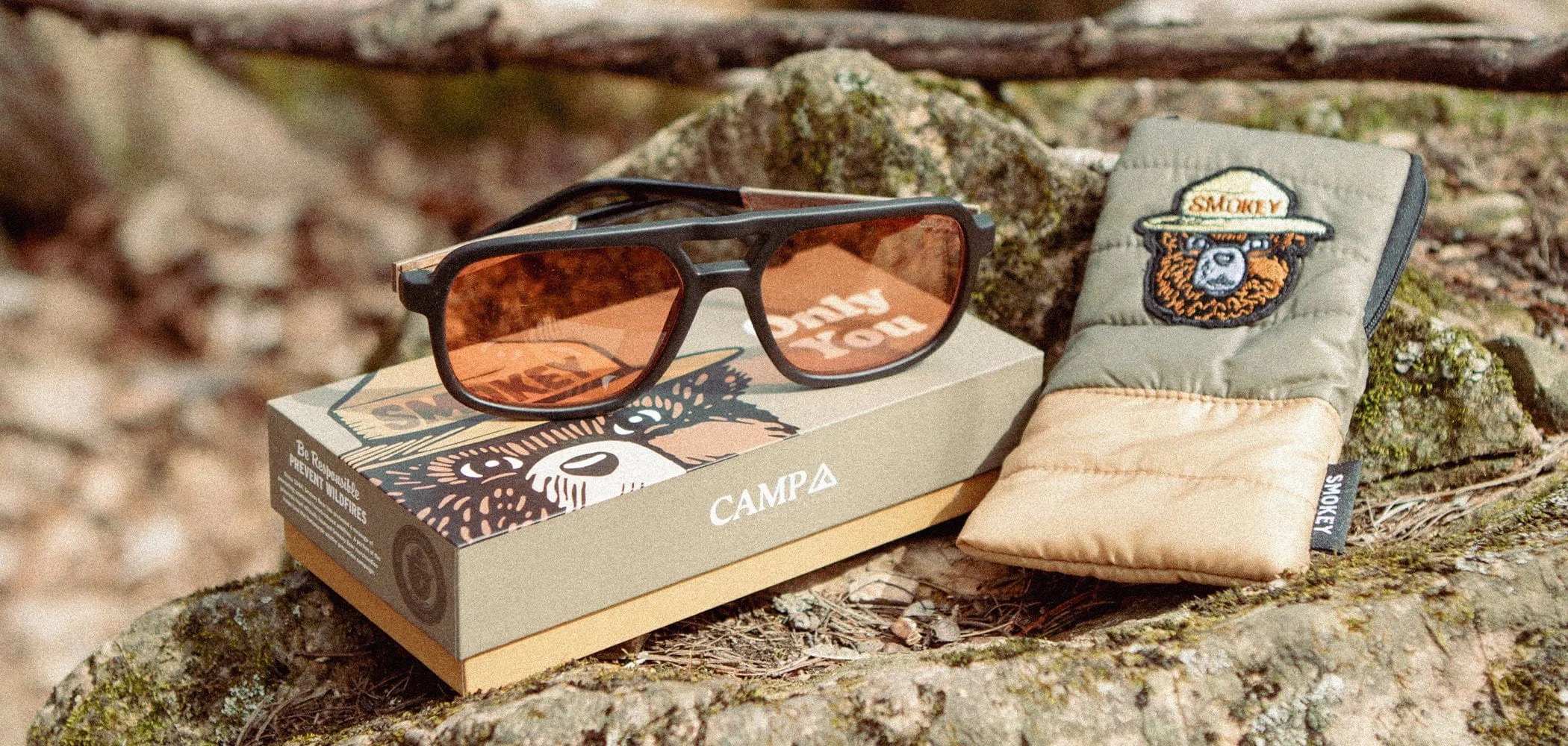 CAMP Glacier Sunglasses - Smokey Bear Edition