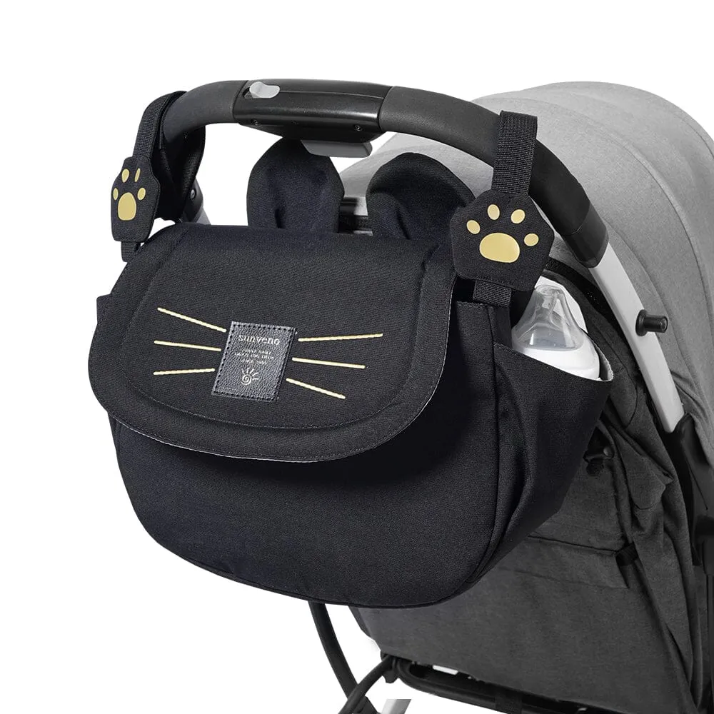 Cat Baby Stroller Bag Organizer