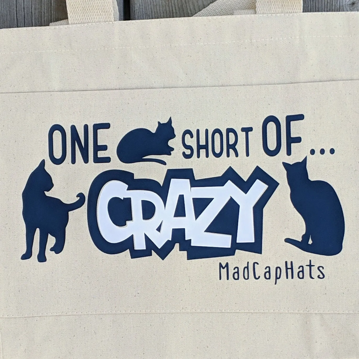 Cat Lady Cotton Canvas Tote Bag