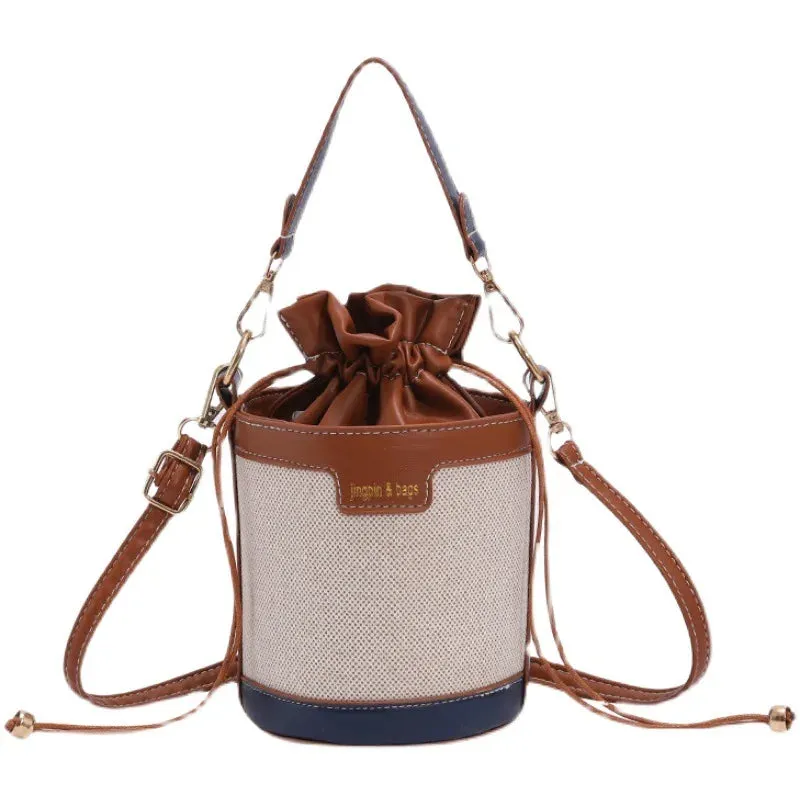 Chic Drawstring Bucket Bag