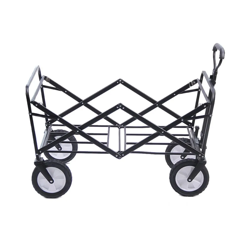 CRONY TC3015 Folding Cart Heavy Duty  Collapsible Folding  Wagon Utility Shopping Outdoor Camping Garden Cart | Green