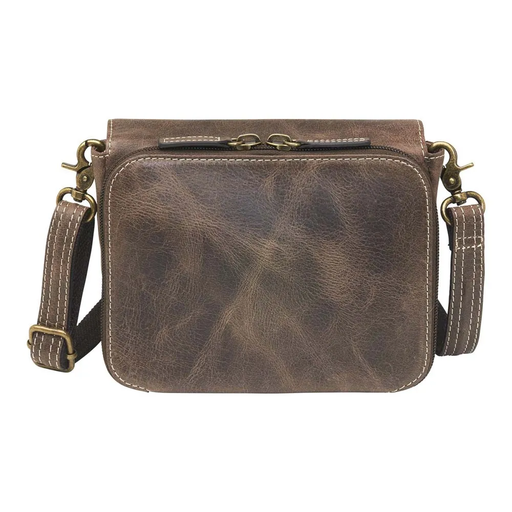 Crossbody Organizer, Distressed Buffalo