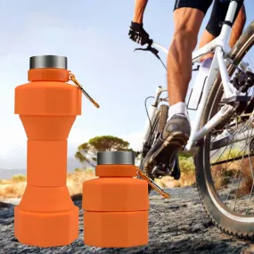 Dbeck® Eco-Friendly Food Grade Silicone Collapsible Dumbbell Water Bottle