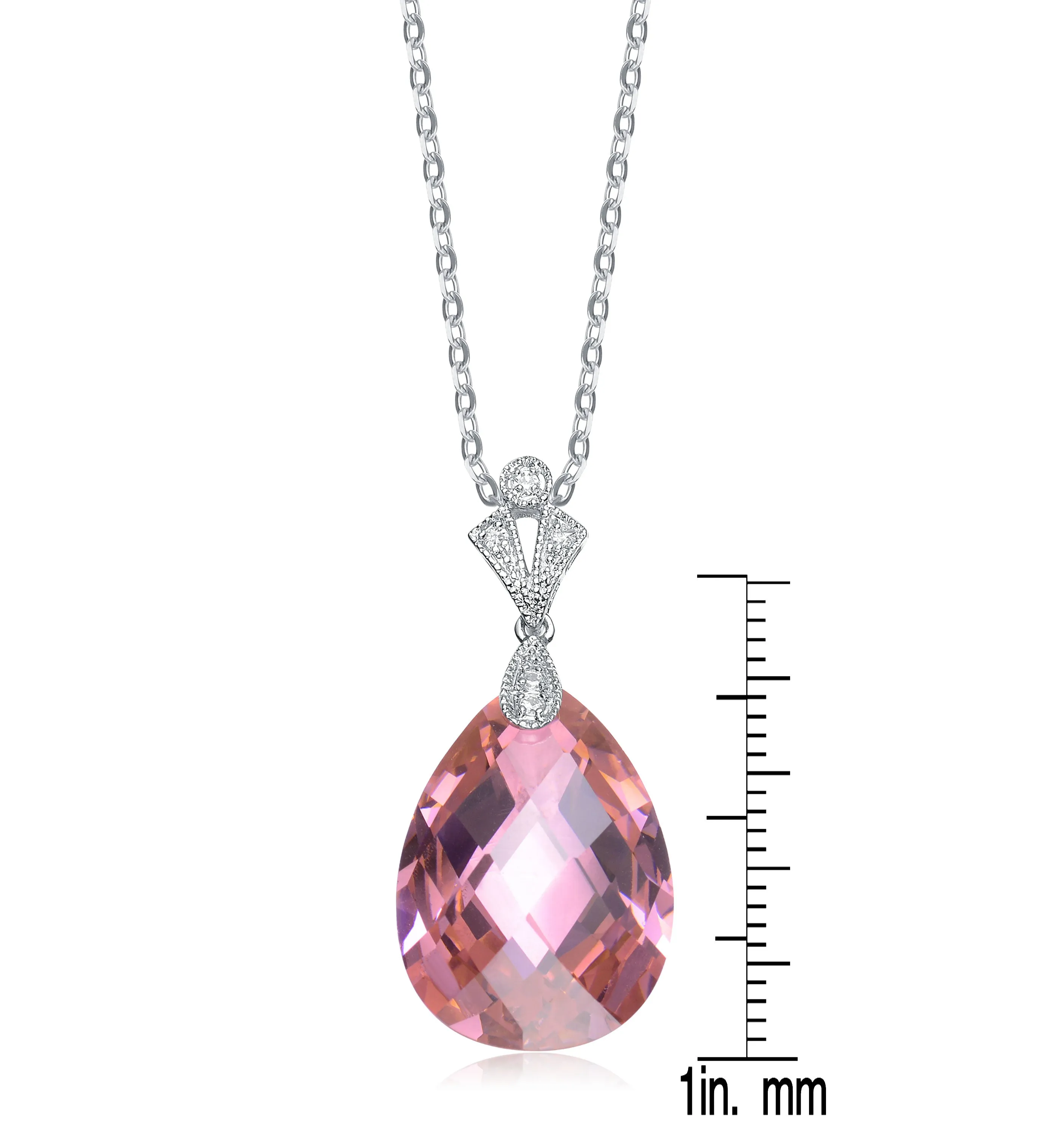 Déco Pink Teardrop Limited Edition Pendant