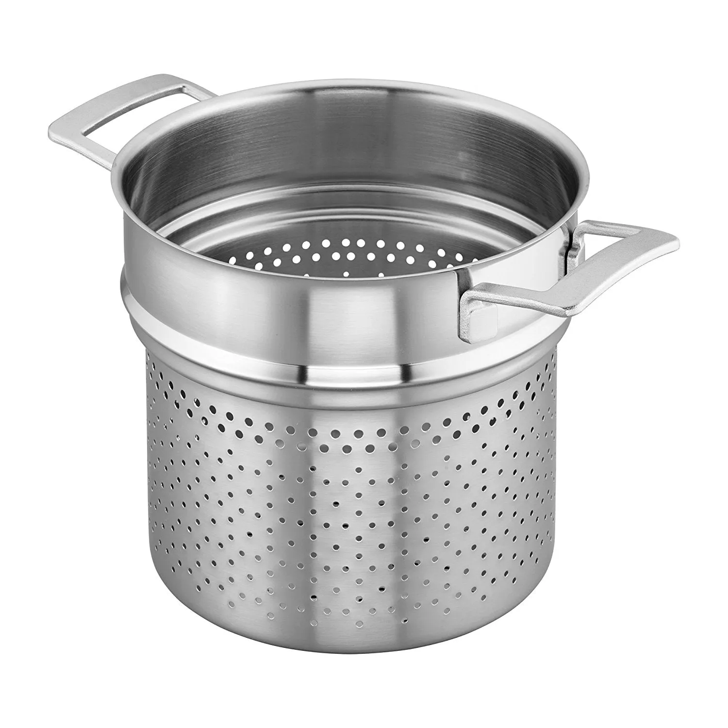 Demeyere Industry 5-Ply 8-qt Stainless Steel Pasta Insert (Fits 8-qt Stock Pot)