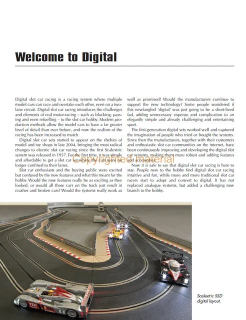 Digital Slot Car Racing in 1/32 scale