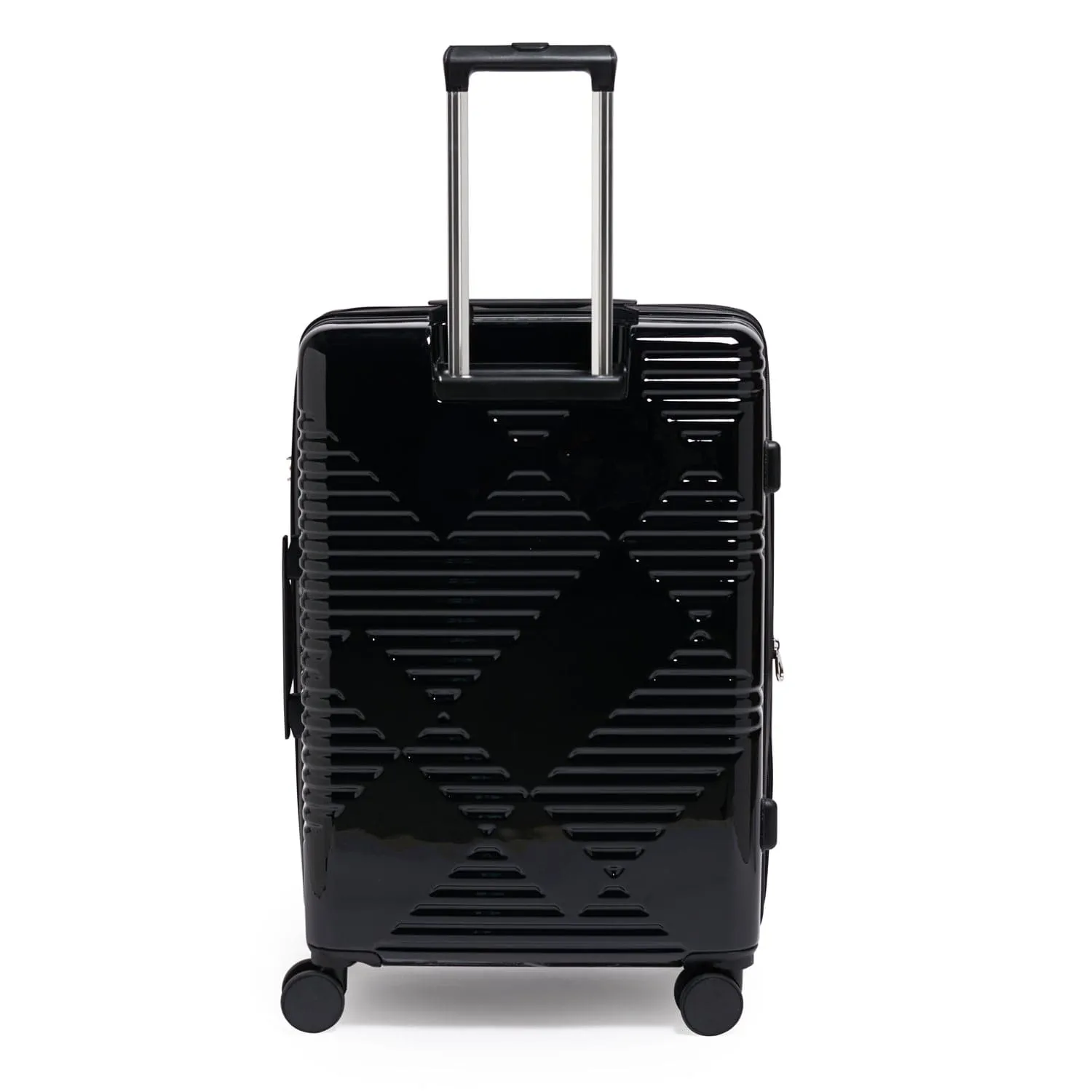 Echolac Extravagant 71cm Hardcase Expandable 4 Double Wheel Check-In Luggage Trolley Black - CTH0062 S- 20 BLACK