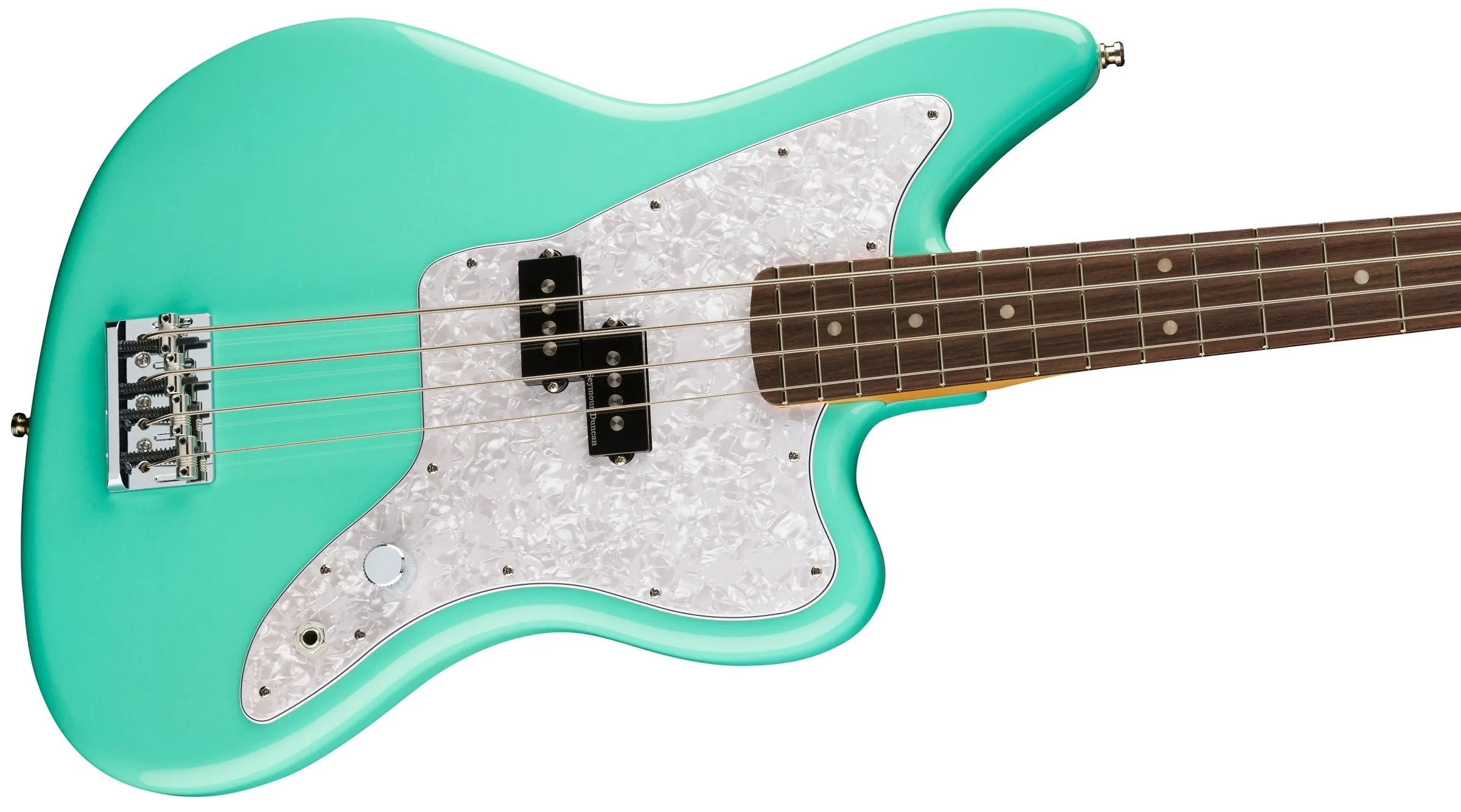 Fender Limited Edition Mark Hoppus Jaguar Bass Sea Foam Green w/Rosewood Fingerboard, Padded Gig Bag