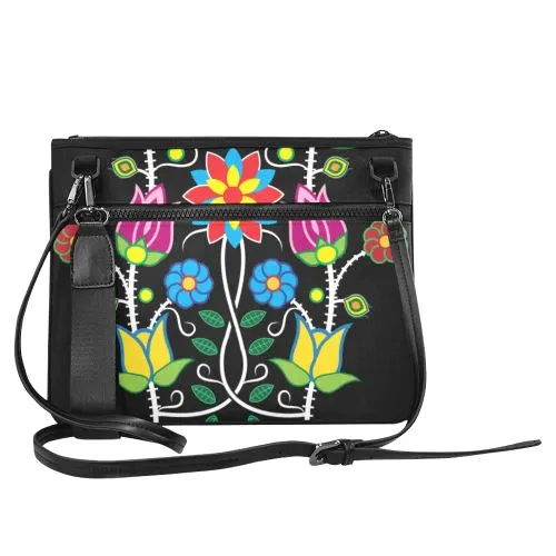 Floral Beadwork-04 Slim Clutch Bag