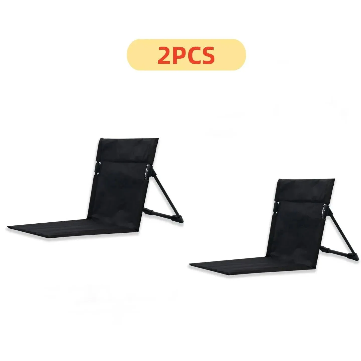 Foldable Camping Chair Outdoor Garden Park Single Lazy Chair Backrest Cushion Picnic Camping Folding Back Chair Beach Chairs