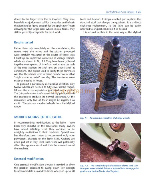 Gearing of Lathes for Screwcutting