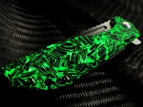 Glow - Boker Stout Commander -  Shredded Carbon Fiber Knife