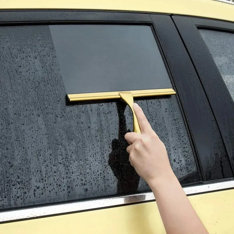 Gold Stainless Steel Window Cleaning Tool