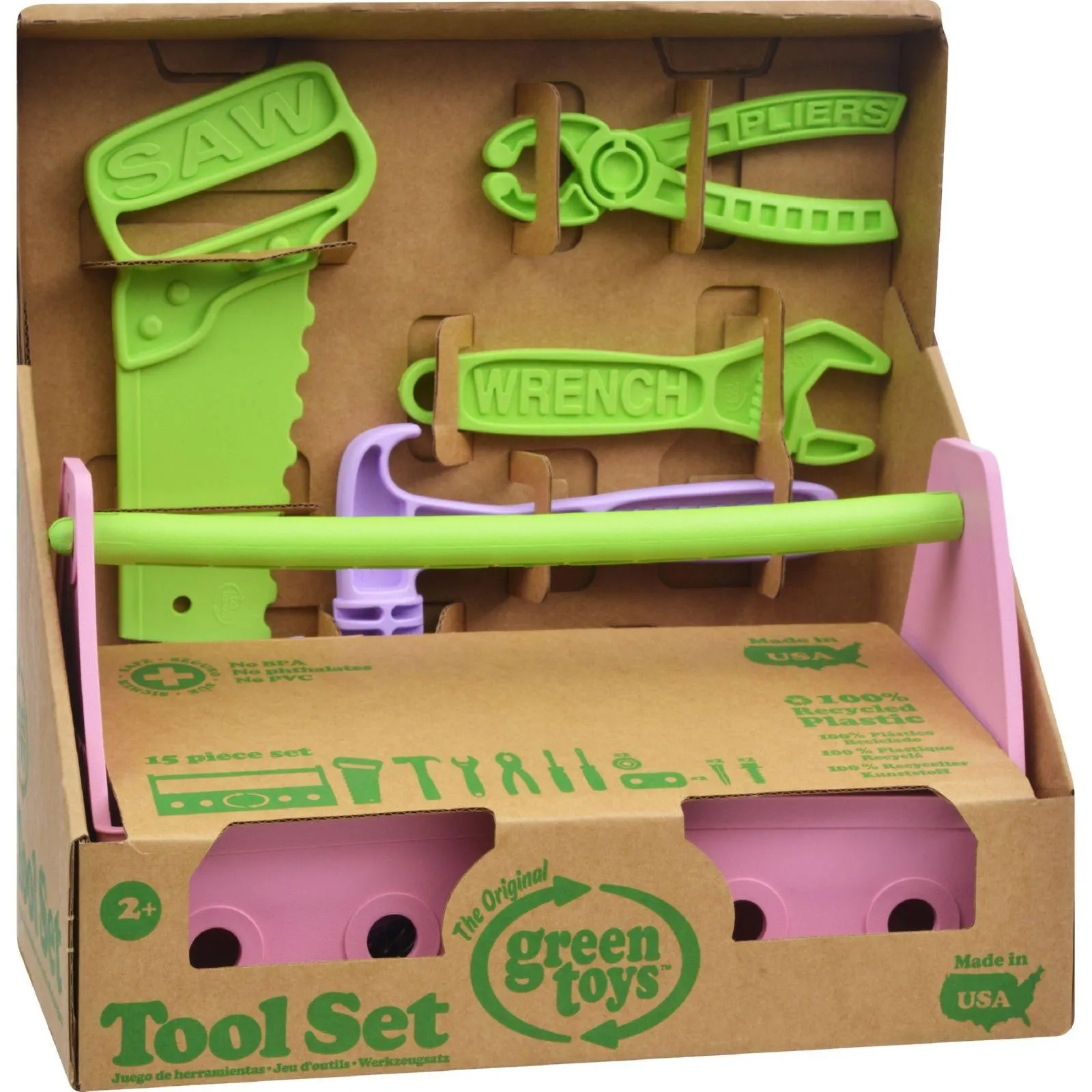 Green Toys Tool Set - Pink